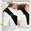Baby Sling Carrier, Lightweight & Portable Adjustable Hip Seat, Ergonomic Hands-Free Side Carry for Infants & Toddlers 10-45 lbsBlack Cotton