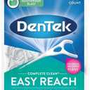 DenTek, Complete Clean Floss Picks 75 Floss Picks Pack of 3, 225 Count