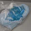 2 Hamster Tube Kits, DIY Hamster Tunnel Adventure with External Pipe, Transparent Connection Track for Rat, Mouse & Small Animal Sports, Expand Cage Space (Blue)