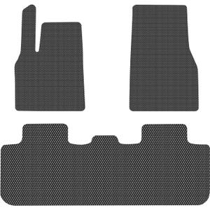 Floor Mats Compatible for New Tesla Model Y Juniper 2025 2026 TPE Floor Liner All Weather Car Interior Accessories (Black)