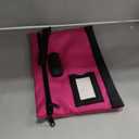 Leifide 2 Pack Money Bag with Lock and Zipper 11.8 x 7.9 Inch and 9 x 5.1 Inch Cash Pouch Lock Bag with Combination Storage Pouch for Bank Deposits Credit Cards Notary Supplies(Dark Blue)