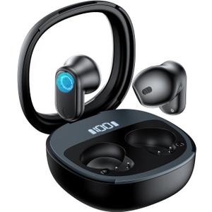 AI Language Translator Earbuds, Real-Time 3-in-1 Translation Earbuds 139 Languages and Accents, Bluetooth 5.49 Translation Device for Travel Business Learning, Black