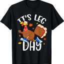 Turkey Trot Costume Kids Adults Thanksgiving Turkey Running T-Shirt 5Y