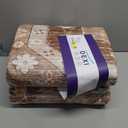 DEXI Area Rugs for Living Room, 8x10 Washable Low Pile Vintage Rug for Bedroom, Non Slip Indoor Carpet for Dining Office Nursery, Brown Beige