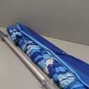 8FT Large Beach Umbrella with Heavy Duty Sand Anchor & Tilt Sun Shelter, Wind Resistance, UPF50+ UV Protection, Waterproof Canopy, Portable for Beach Outdoor Patio Yard Garden Pool (Blue)