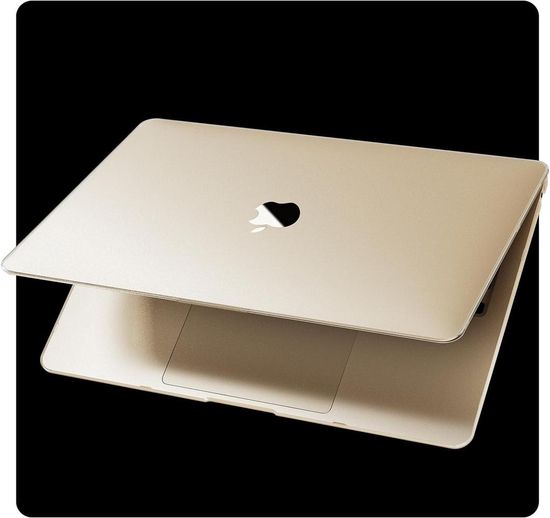 for MacBook Air 15 inch Case M4 2025 2024 2023 M3 M2 [100% Match Official Color] [Ultra Thin Armor] Hard Shell Laptop Cover A3241 A3114 A2941 - Starlight Clear