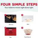 Dash SmartStore Stirring Popcorn Maker - Hot Oil Electric Popcorn Popper with Butter-Warming Tray, Clear Serving Bowl & Measuring Cup - 12 Cups, Red