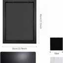 Jersey Frame Display Case, 13.8 x 17.7 Wood Shadow Box with Acrylic Front