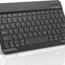Bluetooth Keyboard for iPad 10th Generation, iPad Pro 13/12/11/10/9/8/7 inch, iPad Air 13/11th Gen, iPad mini, Samsung Xiaomi Tablets, etc. - Slim Wireless Portable Travel Office Computer Accessories (Black)