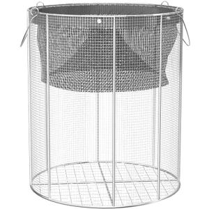 Heavy Duty Stainless Steel Submersible Pump Screen, 9.5" Diameter x 13.5" TallSubmersible Pump Protection Net, can be easily used vertically and horizontally Heavy Duty Stainless Steel Submersible Pump Screen, 9.5" Diameter x 13.5" TallSubmersible Pump Protection Net, can be easily used vertically and horizontally