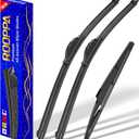 3 wipers Replacement for 2009-2016 Ford Expedition/2009-2016 Lincoln Navigator, Windshield Wiper Blades Original Equipment Replacement - 22"/22"/16" (Set of 3) U/J HOOK