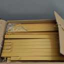 Fomcet 10FT x 10FT Backdrop Stand Heavy Duty with Base, Gold Portable Adjustable Pipe and Drape Kit, Square Metal Arch Party Frame for Wedding Birthday Parties Banquet Decorations