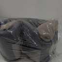 Center Console Dog Car Seat | 11 lbs MAX | Safety Straps & Leash | Comfortable Foam and Plush Pillows | Adjustable Mount Design | Large Storage Pockets | Perfect for Small Pets & Cats (Grey)