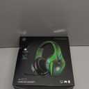 PHOINIKAS Wireless Gaming Headset for PS4 PS5 PC Switch, Wireless Gaming Over Ear Headphones with Detachable Noise Canceling Mic, 7.1 Stereo Sound, Only 3.5mm Wired Mode for XboxSeires Dazzle Green