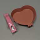 Tioncy Heart-shaped Pancake Pan, Nonstick Mini Frying Pan, Frying Griddle Shaper, Multi-functional Skillet with Granite Coating for Eggs, Pancakes, Grilled Cheese, Sausages and Burgers,(Pink)