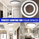 FC8T9/CW 22W and FC12T9/CW 32W Cool White Set, 8 inch T9 22 Watts Circular Light Bulbs, 12 inch 32 Watts Circline Fluorescent Bulb Round Ring Bulb CRI 80, G10q Prong