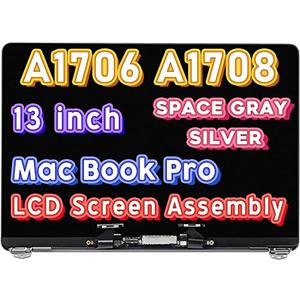 Space Gray Retina LCD Screen Display Assembly for MacBook Pro 13" A1706 A1708 Space Gray Retina LCD Screen Display Assembly for MacBook Pro 13" A1706 A1708