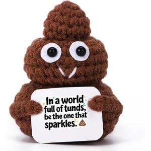 4 x Novelty Gag Gifts, White Plastic Toy, Quirky Prank Item for Adults, Christmas Stocking Stuffer, Funny White Elephant Gift for Friends and Coworkers