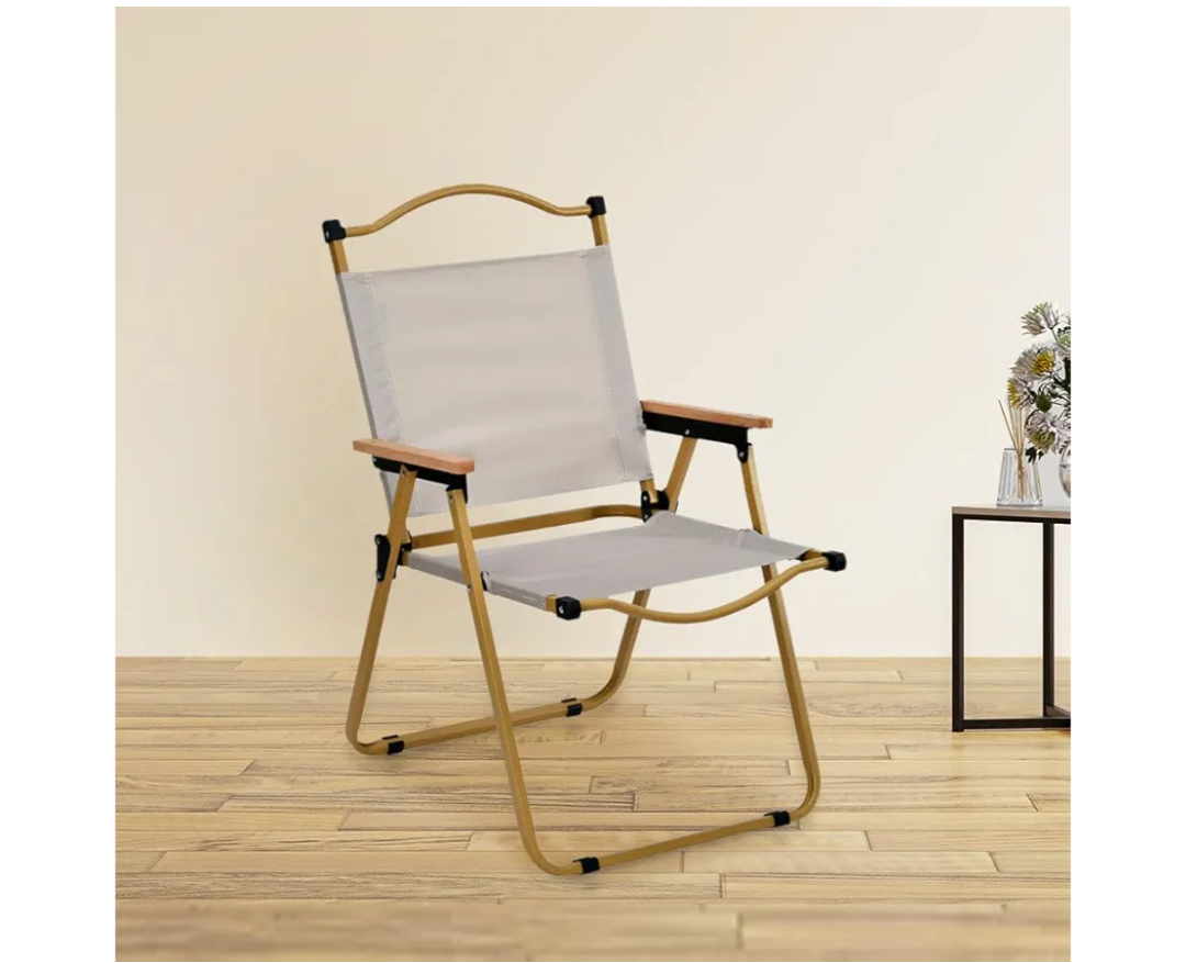 Nilkamal Conway Floding Easy Chair|Adjustable Backrest | Portable & Space Saving Easy Chair for Home & Outdoor(Tan)