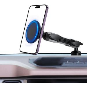 Phone Mount Holder for Ford Bronco 2021 2022 2023 2024 2025 2/4 Door, MagSafe Phone Mount, Magnetic Phone Holder for iPhone 17 16 15 14 13 12 Series, for Ford Bronco Accessories (Not for Bronco Sport)