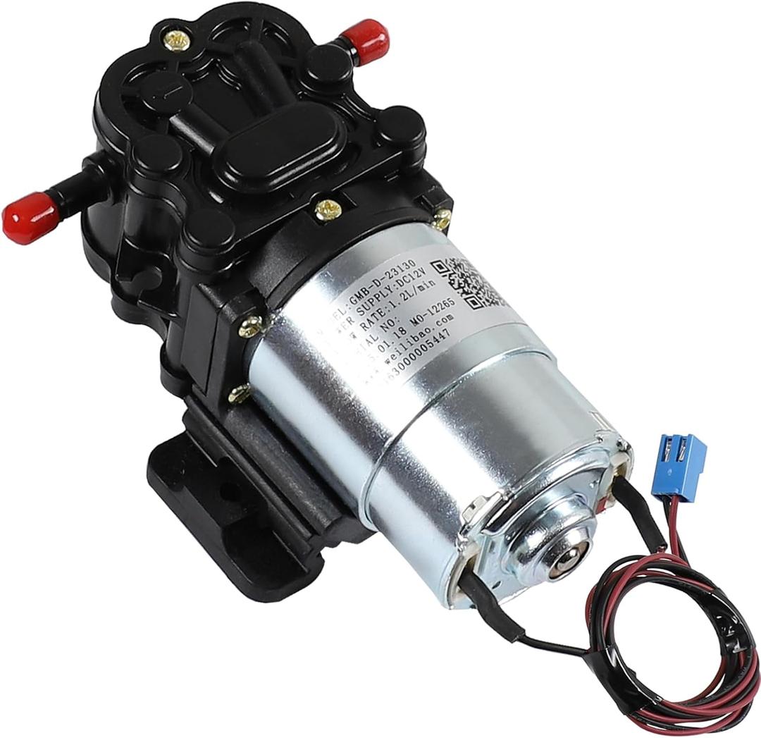 GMB-D-23130 Water Pump Compatible with Midea Avalon Primo Brio Water Dispenser 1.2L/min DC12V, Replaces DP005A2 MO-12265 Bottom Loading Bottled Water Cooler Dispenser