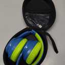 LOBKIN Active Noise Cancelling Headphones for Kids,Bluetooth 5.4,Kids Headphones Wireless with Mic 50H Playtime AUX Cord Safe Volume Limited Foldable for Boy Girl Travel/School/iPad(with LED Lights)