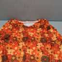 Leumoi 6 Pcs 60s 70s Disco Outfit Women Hippie Costume Accessories Flared Pants Headband Earrings Sunglass (X-Large, Floral)