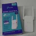 TP-Link AC1200 WiFi Extender, 2025 Wirecutter Best WiFi Extender, 1.2Gbps Home Signal Booster, Dual Band 5GHz/2.4GHz, Up to 1600 Sq.ft and 32 Devices, EasyMesh Compatible, One Ethernet Port (RE315)