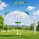 YQdlysel Clear Bulk Umbrellas，24pcs Transparent Umbrella for Wedding