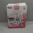 DeAO Baby Doll Stroller Crib Bed Nursery Role Play Set Baby Doll with Accessories and Play Mat,Travel Cot,Bouncer,Foldable Stroller and Travel Bag Gifts for Toddlers Girls Boys