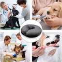 MIDOG Inflatable Dog Cone Collar Soft Dog Cone Alternative After Surgery, Comfortable Recovery Neck Donut ECollar for Small Medium & Large Dogs and Cats to Stop Licking & Vision-Friendly (Grey, L)