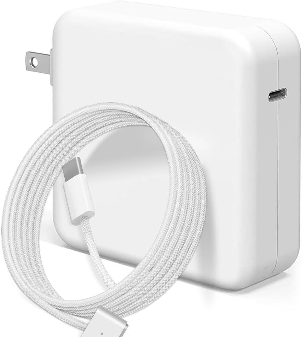 Charger for MacBook Air 15 13 Inch Mac Book Pro14 Inch M4 M3 M2 M1 from 2025 2024 2023 2022 2021 70W USB-C to Mag 3 Power Adapter Include 6.6FT 5A USB-C to Mag 3 Cable (Original Quality)