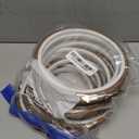 15Pcs 6 Inch Round Embroidery Hoops Frame, Circle Display Cross Stitch Hoop Frame Imitated Wood Embroidery Frames for Art Craft Handy Sewing Decoration