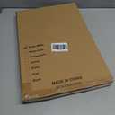 3 Pack Serving Tray with Handles, Stackable Reusable Trays for Serving Food, Plastic Serving Platters for Party, Charcuterie, Fruit, Appetizer, Solid Cream