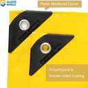 GUARD SHIELD Yellow Tarp 16x20 Feet Tarps High Visibility Outdoor Poly Cover Lightweight 6mil