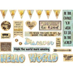 Teacher Created Resources Travel the Map Mini Bulletin Board (TCR8624)