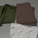 Boao 4 Pieces Basic Crop Tank Tops Sleeveless Racerback Crop Top for Women (Medium, Black, White, Army Green, Coffee)