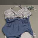 Eomenie Women's One Piece Swimsuits Tummy Control Cutout High Waisted Bathing Suit Wrap Tie Back 1 Piece Swimsuit, Size: S