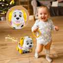 Baby Toys 6-12 Month, 1st First Birthday Gift for 1 Year Old Boys Girls, Musical Crawling & Walking Puppy Toy 6 7 8 9 10 12-18 Month Old Bilingual Learning Developmental Toy (Yellow/White/Brown)