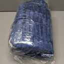 Smiry Couch Cover for Dogs Washable, Non Slip Fuzzy Pet Couch Covers for 3 Cushion Sofa Pet Friendly, Thick Soft Sofa Slipcovers Cushion Protector (Navy Blue, 27.6" x 59")