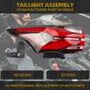 Dasbecan Tail Light Assembly LED Compatible With 2022 2023 2024 Chevy/Chevrolet Traverse Rear Lamp Taillight Left Driver Side 86785340 2574100