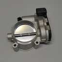 Throttle Body Assembly, 70mm Throttle Body Actuator No.12589056/12592916 for Buick Allure LaCrosse Rendezvous V6 3.6L Aluminum Alloy Black, 1 Pc