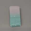 Funfery 100 Pack Gradient Holographic Bags,Mylar Resealable Bag with Zipper,Clear Window Packaging Pouch,Smell Proof Bags for Food Storage,Sample Jewelry Baggies(3.1x5.1In,Green Pink)