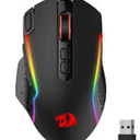 Redragon M810 Pro Wireless Gaming Mouse, 10000 DPI Wired/Wireless Gamer Mouse w/Rapid Fire Key, 8 Macro Buttons, 45Hour Reliable Power Capacity and RGB Backlit for PC/Mac/Laptop