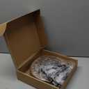 ROSSNY Small Indoor Plant Stand Stool: Fits for Under 10" Wide Pot - Wooden Plant Stool - Single Tier Short Round Plant Stool - Mid-century Modern Style for Indoor Outdoor Home Garden Dcor, Dark Brown, 2 Pack (Without Pot)