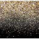 WOLADA Black and Gold Backdrop Golden Glitter Backdrop for Photography Wedding Birthday Baby Shower Party Photo Studio 7x5FT 11176