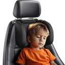 Car Headrest Pillow, Thickened Memory Foam Road Pal Headrest, Neck Support Pillow, 180 Adjustable Car Headrest, U- Shaped Design, Travel Car Sleeping,Suitable for Kids and Adults (Black)