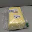 KMAKII 80 Pack Disposable Dish Cloths Heavy Duty Reusable Cleaning Wipes Dish Rags For Kitchen, 14 x 21 inches - Yellow