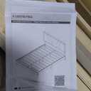 Avenco Queen Bed Frame, Upholstered Platform Bed Frame with Adjustable Headboard, Wood Slat Support, Easy Assembly, No Box Spring Needed, Beige