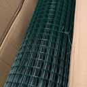 Tongmo 24" x 100' Green Chicken Wire Fencing, 19 Gauge Green Wire Fence, 1"x1" Mesh Size Metal Welded Wire Garden Fence Roll, Poultry Netting for Rabbit/Duck/Chicken